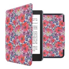 imoshion Design Slim Hard Case Sleepcover Kobo Nia - Flower Watercolor