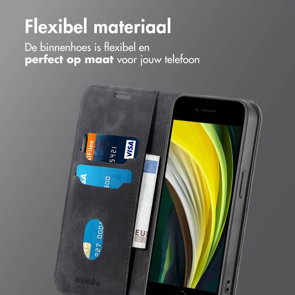 imoshion Slim Bookcase Apple iPhone SE (2022 / 2020) / 8 / 7 / 6(s) - Zwart