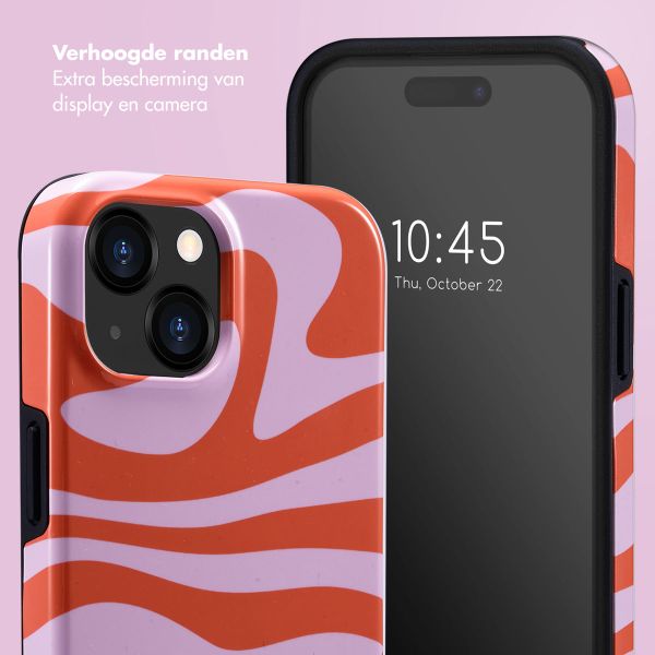 Selencia Vivid Backcover Apple iPhone 15 - Dream Swirl Pink