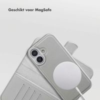 Selencia Olyn Uitneembare Bookcase met MagSafe Apple iPhone 17 - Grijs