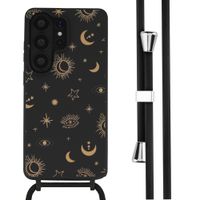 imoshion Siliconen design hoesje met koord Samsung Galaxy S26 Ultra - Sky Black