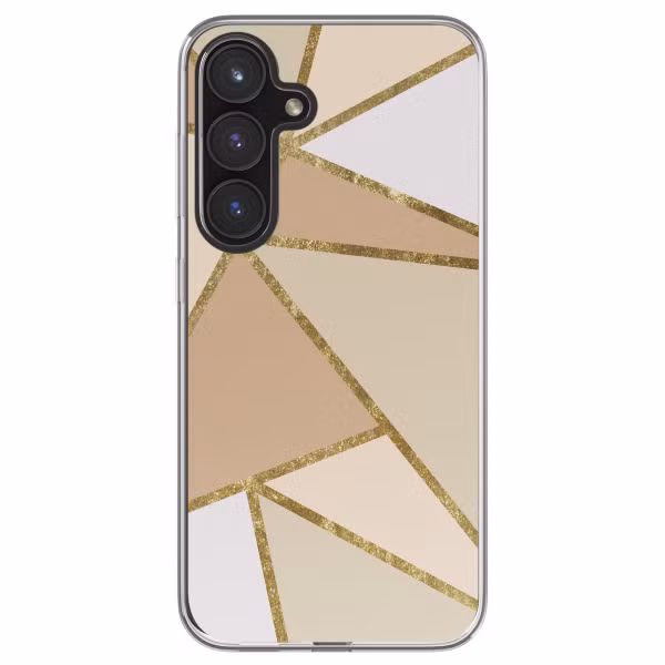 imoshion Design hoesje Samsung Galaxy S24 FE - Graphic Beige