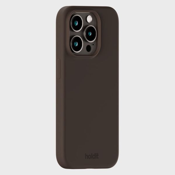 Holdit Silicone Case Apple iPhone 14 Pro - Chocolate