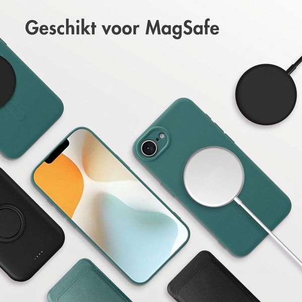 imoshion Color Backcover met MagSafe Apple iPhone 17e / 16e - Donkergroen