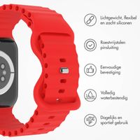 imoshion Athletic siliconenbandje Apple Watch Series 1 t/m 9 / SE (38/40/41 mm) | Series 10 (42 mm) - Rood