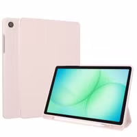 Accezz Smart Silicone Bookcase Samsung Galaxy Tab A11 Plus / A9 Plus - Roze