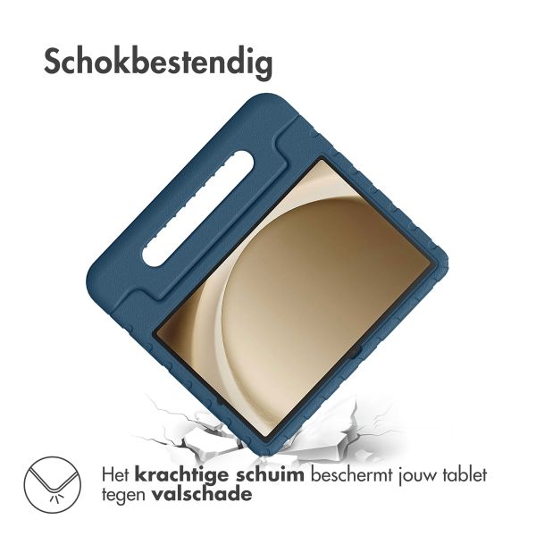 imoshion Kidsproof Backcover met handvat voor de Samsung Galaxy Tab A9 Plus - Donkerblauw