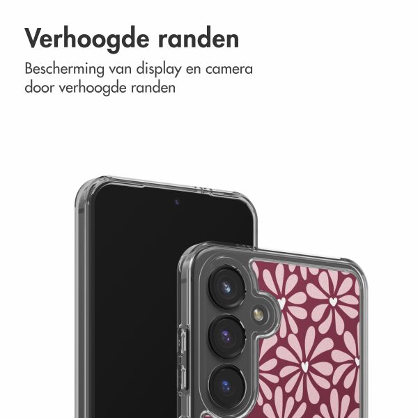 imoshion Design hoesje Samsung Galaxy S24 - Bloom Love Blush