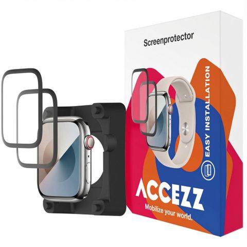 Accezz 2x Screenprotector met applicator Apple Watch Series 10 / 11 - 46 mm
