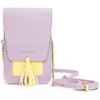 Selencia Telefoontasje Crossbody Elegance - Kunstleer - Paars