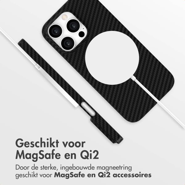 Accezz MagSafe Kevlar Backcover Apple iPhone 16 Pro - Zwart