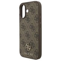 Guess 4G Metal Logo Backcover MagSafe Apple iPhone 17 - Bruin