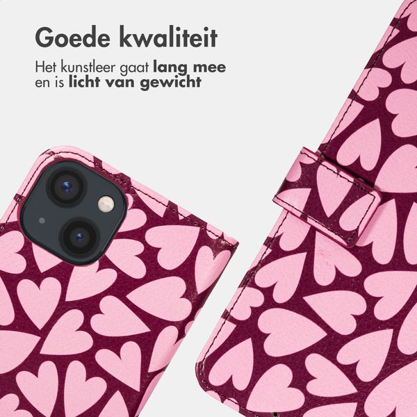 imoshion Design Bookcase Apple iPhone 13 - Hearty Blush