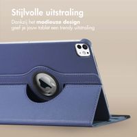 imoshion 360° draaibare Bookcase Apple iPad Air 11 inch (2025) M3 / (2024) M2 / Air 5 (2022) / Air 4 (2020) / Pro 11 (2018/2020) - Donkerblauw