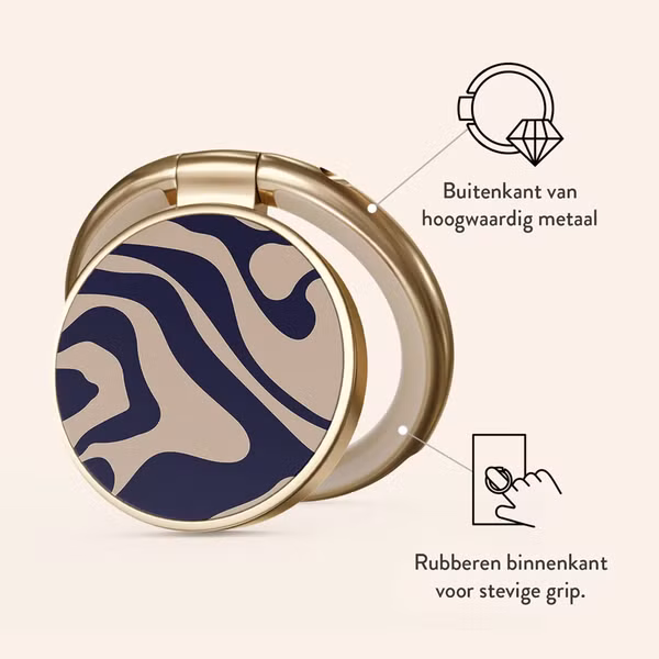 Burga Ringholder Gold - Telefoonring - Vigilant