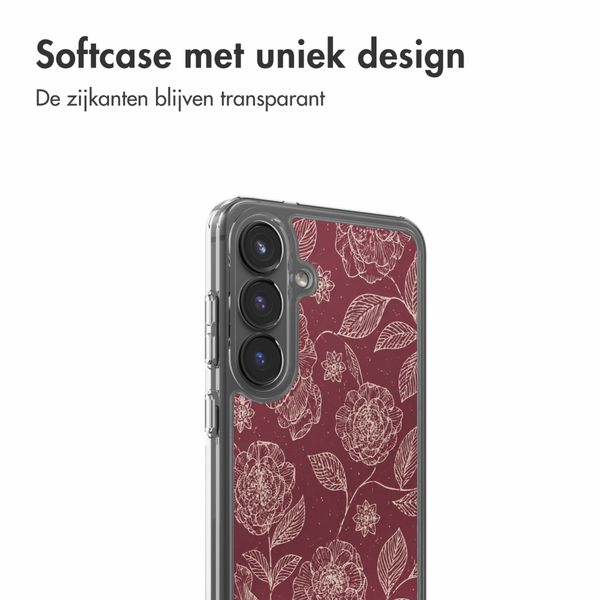 imoshion Design hoesje Samsung Galaxy S25 FE - Deep Rose