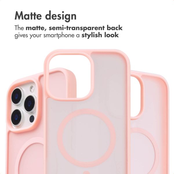 imoshion Colour Guard Back Cover with MagSafe Apple iPhone 16 Pro Max - Light Pink