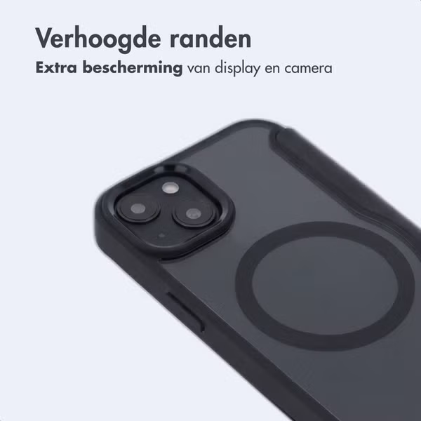 imoshion Transparante Bookcase met MagSafe Apple iPhone 14 / 13 - Zwart