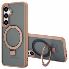 Accezz Ring Stand Backcover met MagSafe Samsung Galaxy S24 Plus - Brown