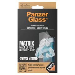 PanzerGlass Matrix Recycled Ultra-Wide Fit Anti-Bacterial Screenprotector incl. applicator Samsung Galaxy A25 (5G)