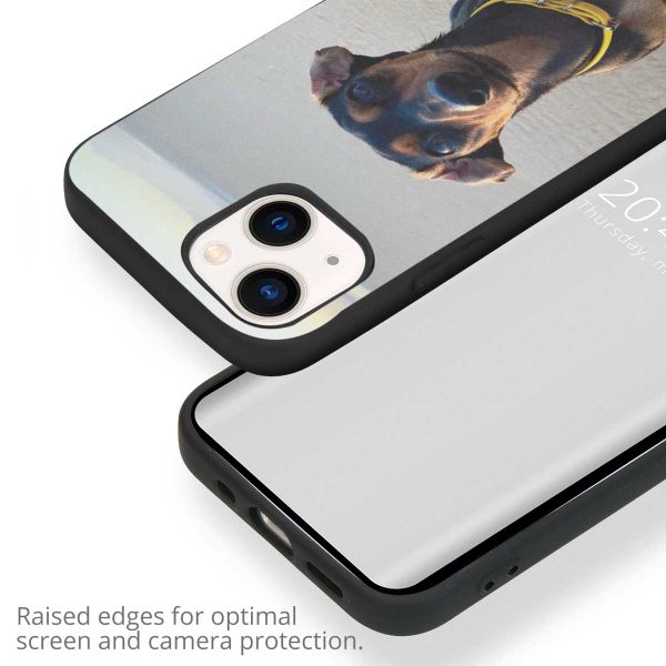 Ontwerp je eigen Apple iPhone 13 gel hoesje - Zwart