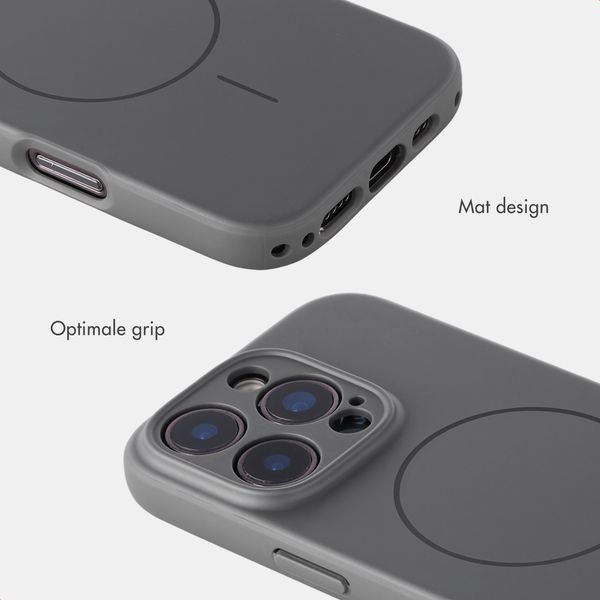 Accezz Grip Backcover met MagSafe Apple iPhone 16 Pro - Grijs