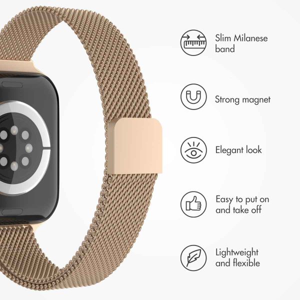 imoshion Slim Milanese Band Apple Watch | 38/40/41/42 mm - Rose Gold