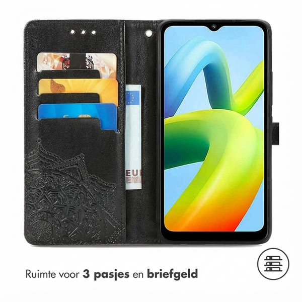 imoshion Mandala Bookcase Xiaomi Redmi A1 / A2 - Zwart