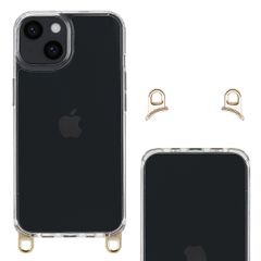 Selencia Backcover met afneembare haakjes Apple iPhone 13 - Transparant