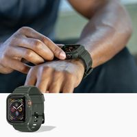 Spigen Rugged Armor™ Pro Case Apple Watch 44 mm / 45 mm - Groen