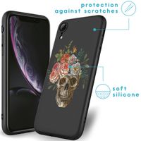 imoshion Design hoesje iPhone Xr - Doodshoofd - Multicolor