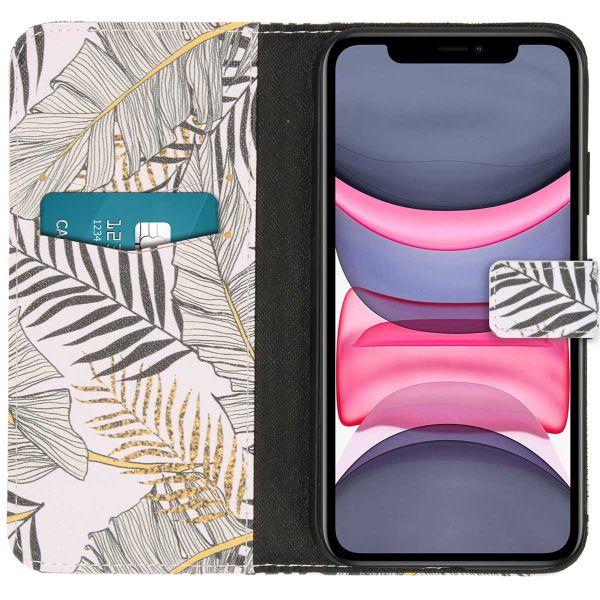 imoshion Design Softcase Bookcase iPhone 11 - Glamour Botanic