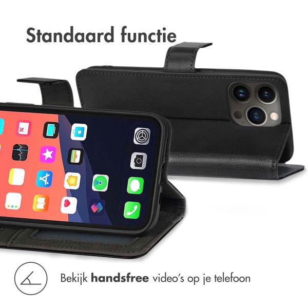 imoshion Luxe Bookcase Apple iPhone 13 Pro - Zwart