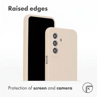 Accezz Liquid Silicone Back Cover Samsung Galaxy A27 (5G) - Stone