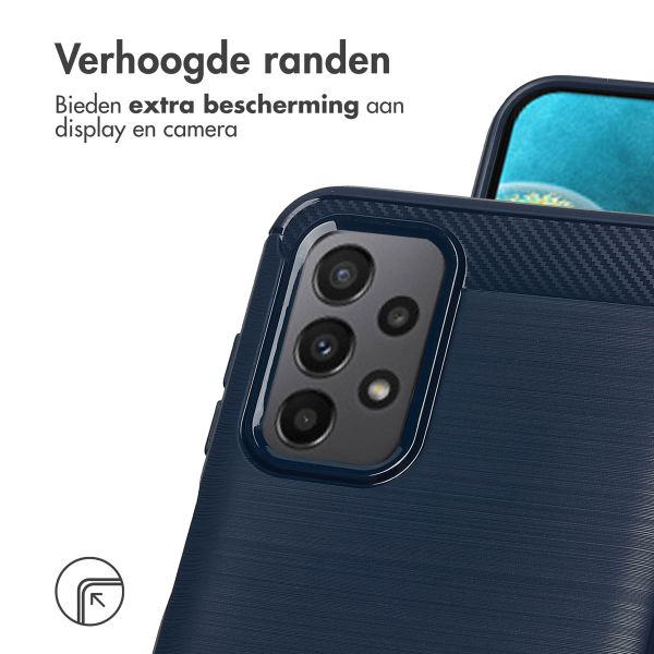 imoshion Brushed Backcover Samsung Galaxy A23 (5G) - Donkerblauw
