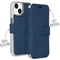 Accezz Xtreme Wallet Bookcase iPhone 14 Plus - Donkerblauw