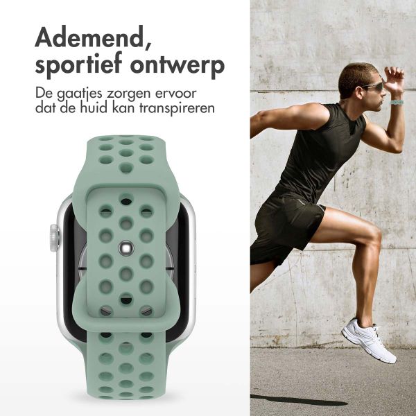 imoshion Sport⁺ bandje Apple Watch Series 1 t/m 11 / SE / Ultra (44/45/46/49 mm) - Maat S/M - Sage