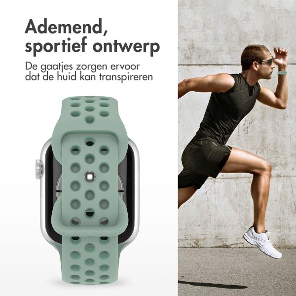 imoshion Sport⁺ bandje Apple Watch Series 1 t/m 10 / SE / Ultra (2) (44/45/46/49 mm) - Maat S/M - Sage