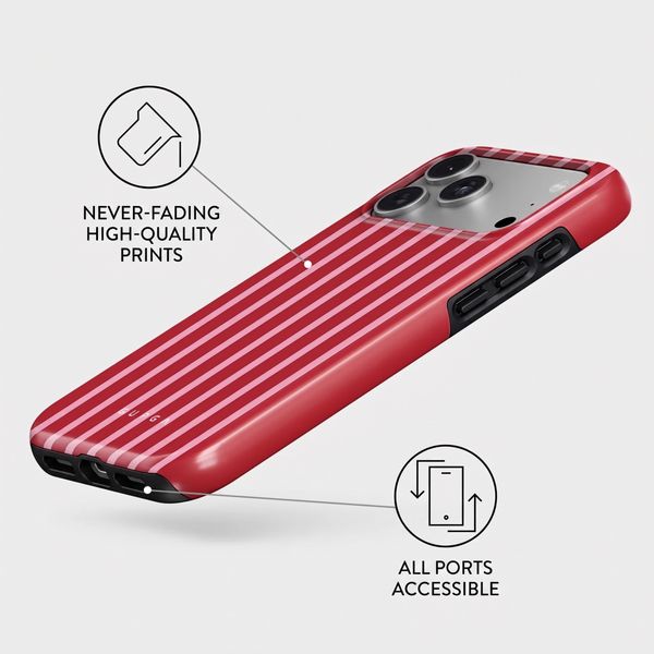 Burga Tough Case with MagSafe Apple iPhone 17 Pro Max - Strawberry Jam
