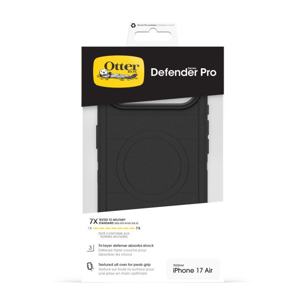 OtterBox Defender Pro Backcover met MagSafe Apple iPhone Air - Black