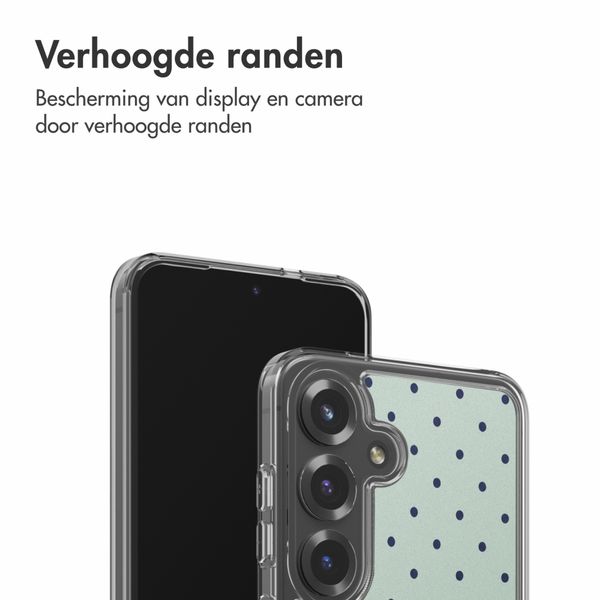 imoshion Design hoesje Samsung Galaxy A18 (4G) / A17 (4G/5G) - Polka Dot Mintgroen