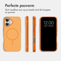 imoshion Color Backcover met Thin MagSafe Ring Apple iPhone 17 - Oranje