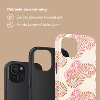Selencia Vivid Backcover Apple iPhone 15 - Paisley Blush