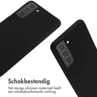 imoshion Siliconen hoesje met koord Samsung Galaxy S21 Plus - Zwart