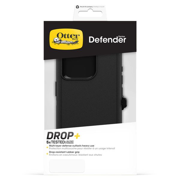 OtterBox Defender Rugged Backcover iPhone 15 Pro - Zwart