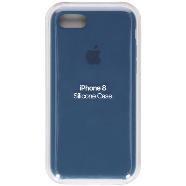 Apple Silicone Backcover Apple iPhone SE (2022 / 2020) / 8 / 7 - Blue Cobalt