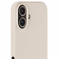 Holdit Silicone Case iPhone 16 - Light Beige