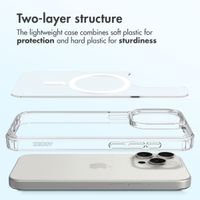 Accezz Xtreme Impact Back Cover with MagSafe Apple iPhone 15 Pro - Transparent