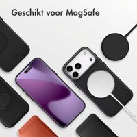 Accezz MagSafe Leather Backcover Apple iPhone 17 Pro Max - Onyx Black