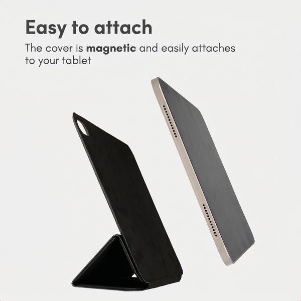 Accezz Leather Trifold Bookcase Apple iPad 11 (2025) 11 inch A16 / iPad 10 (2022) 10.9 inch - Black